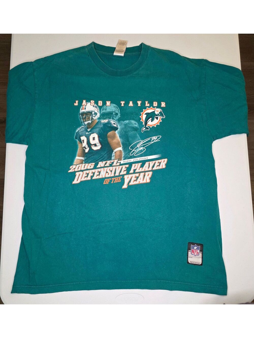 2000s NFL Miami Dolphins Jason Taylor Tee